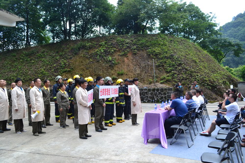 徐敬華：龍巖市民爆物品儲存庫專項應急預案演練在?？讫垘r分公司舉行1.jpg