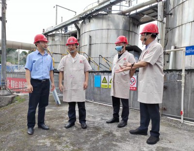 格式工廠省機(jī)電控股公司黨委副書記、總經(jīng)理董飛龍，黨委委員、副總經(jīng)理吳大文在永安雙華公�?.jpg